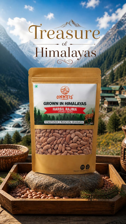 Premium Harsil Valley Rajma from Uttarakhand | Onneis (500gm)